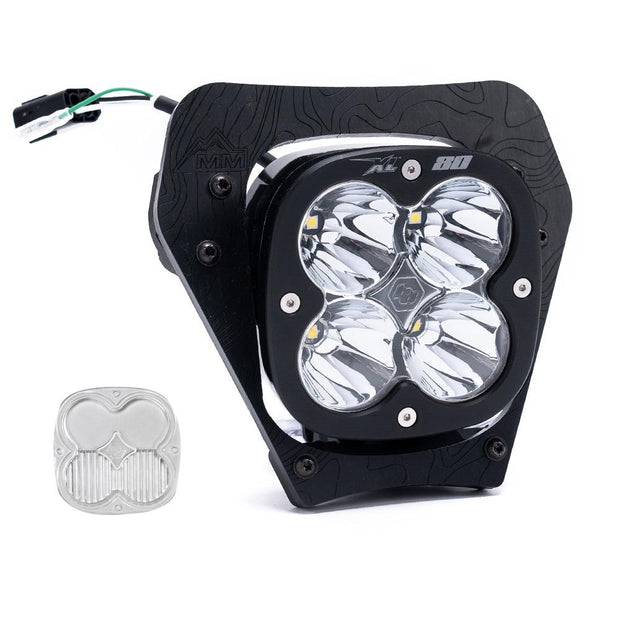 KTM XL80 (D/C) Headlight Kit - 2024-On 350 EXC-F;500 EXC-F; 450 XCF-W; 350 XW-F; 500 XW-F (Trail; Clear)