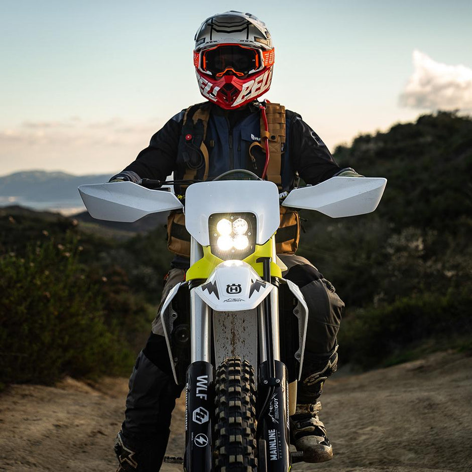 Husqvarna XL80 (D/C) Headlight Kit - 2024-On FE 350S; FE 501S; FE350W; FE 501W; FE 450 (Trail; Clear)