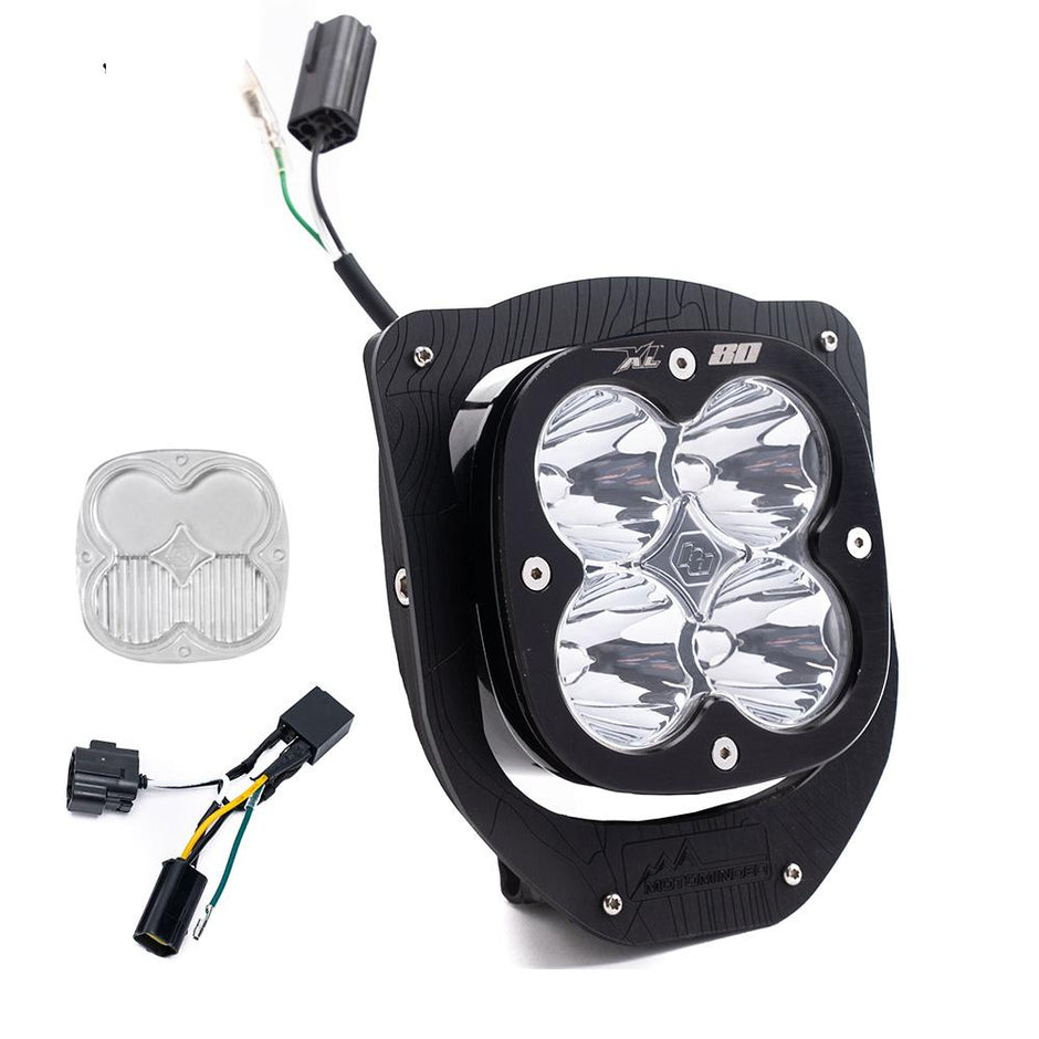 Husqvarna XL80 (D/C) Headlight Kit W/ Hi-Low Harness - 2024-On FE 350S; FE 501S (Trail; Clear)