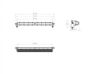 S8 Straight LED Light Bar (20 Inch; Work/Scene; Clear)
