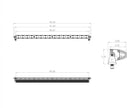 S8 Straight LED Light Bar (40 Inch; Work/Scene; Clear)