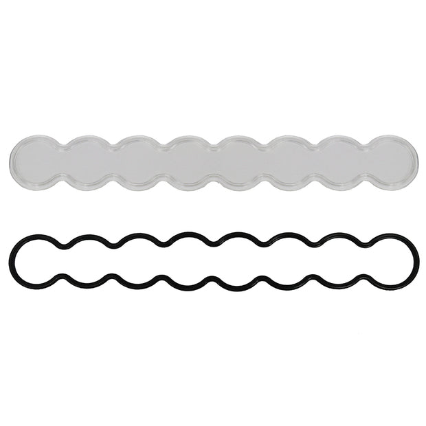 S8 Light Bar Lens Kit (10 Inch; Spot; Clear)