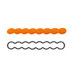 S8 Light Bar Lens Kit (10 Inch; Wide Cornering; Factory Amber)
