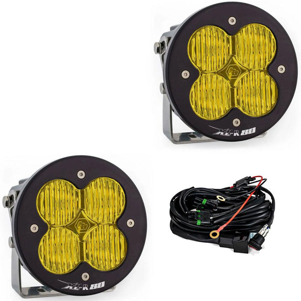XL-R 80 LED Light Pod Pair (Wide Cornering; Baja Amber)