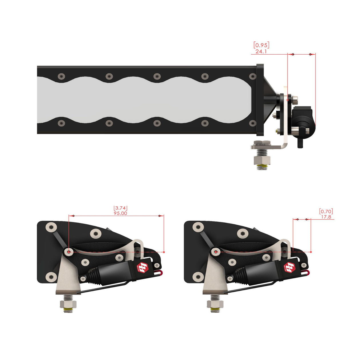 OnX6+ Double (20+ Length) Actuator Kit