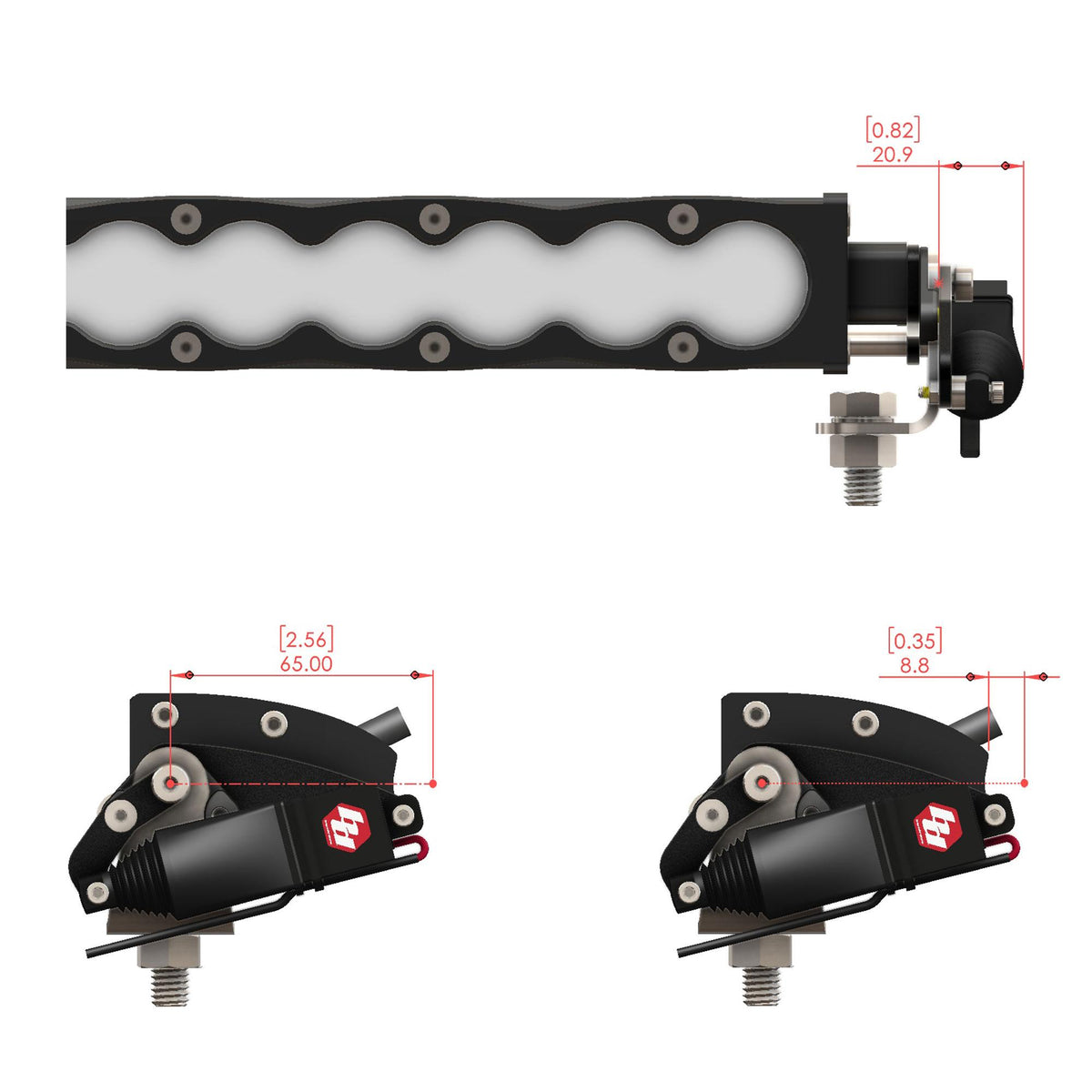 S8 Double (20+ Length) Actuator Kit