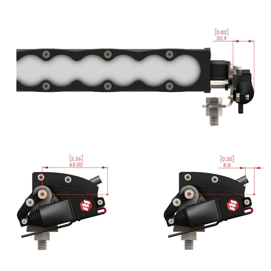 S8 Double (20+ Length) Actuator Kit
