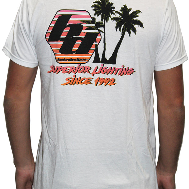 Baja Designs Mens "Superior 90'S" T-Shirt (Size M; White)