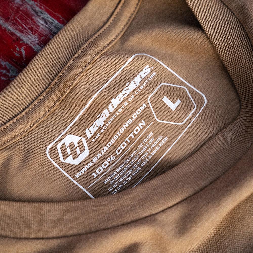 Baja Designs Explorer T-Shirt (Size XL; Sand)