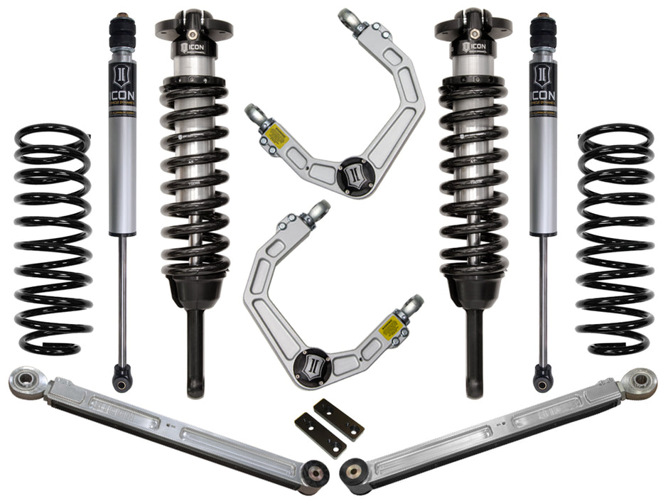 ICON 2010-2024 Toyota 4Runner/2010-2014 Toyota FJ Cruiser 0-3.5" Lift Stage 3 Suspension System Billet UCA