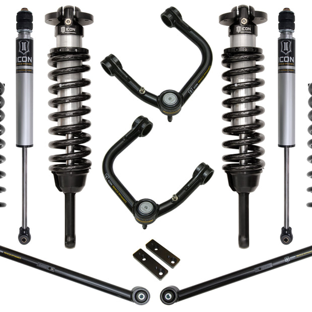 ICON 2010-2024 Toyota 4Runner/2010-2014 Toyota FJ Cruiser 0-3.5" Lift Stage 3 Suspension System Tubular UCA