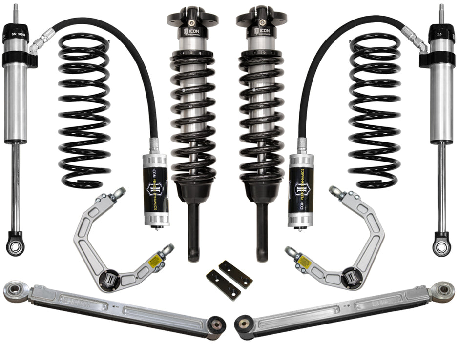 ICON 2010-2024 Toyota 4Runner/2010-2014 Toyota FJ Cruiser 0-3.5" Lift Stage 4 Suspension System Billet UCA