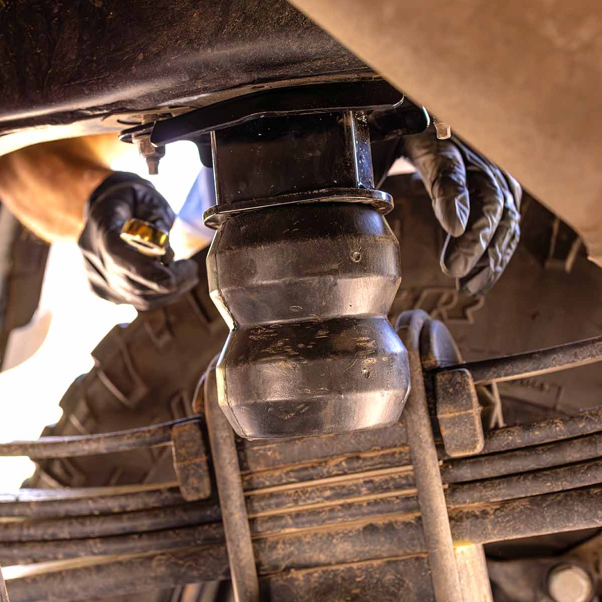 2017-Present Ford F-250 Super Duty Timbren SES Suspension Enhancement System SKU# FR250SDJ - Rear Kit