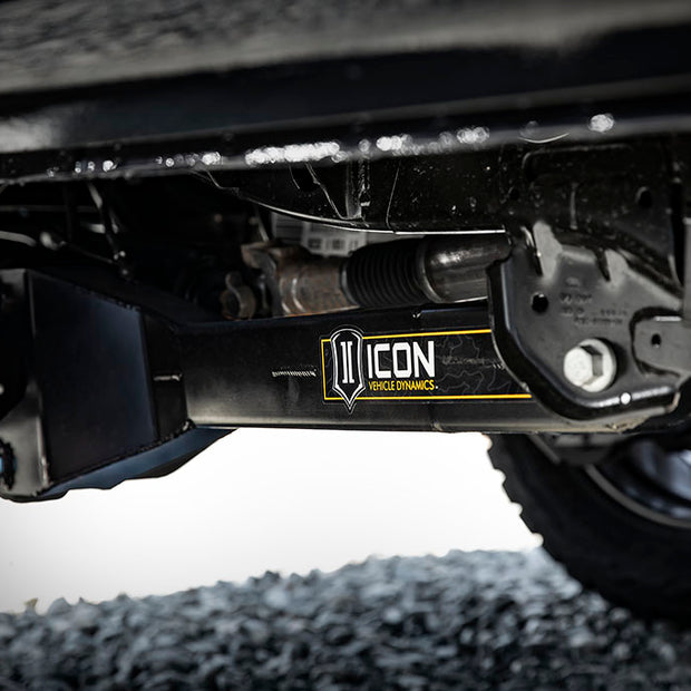 ICON 2023-2025 Ford F-250/F-350 Super Duty 4WD Diesel 2.5" Lift Stage 5 Suspension System W/ Radius Arms And Expansion Packs