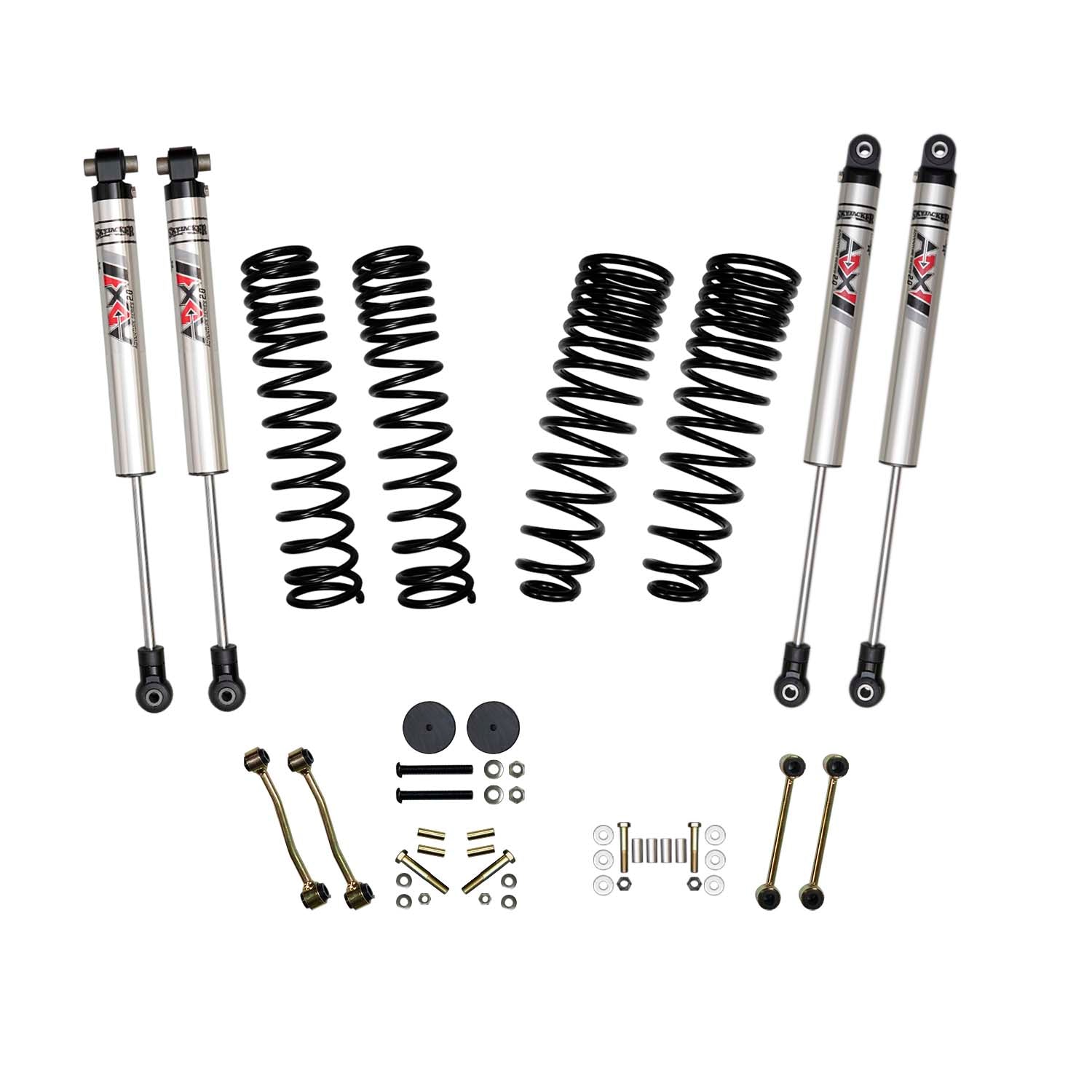 2.5 In. Suspension Lift Kit With ADX M2.0 Aluminum Monotube Shocks.