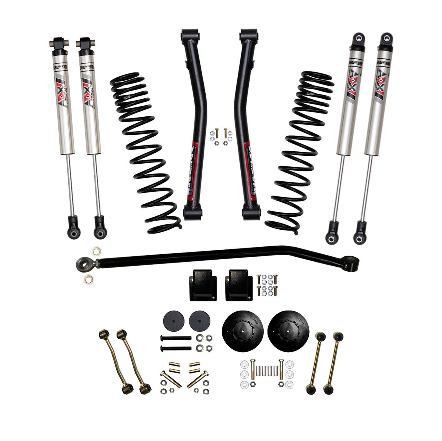3.5 In. Suspension Lift Kit With ADX M2.0 Aluminum Monotube Shocks.