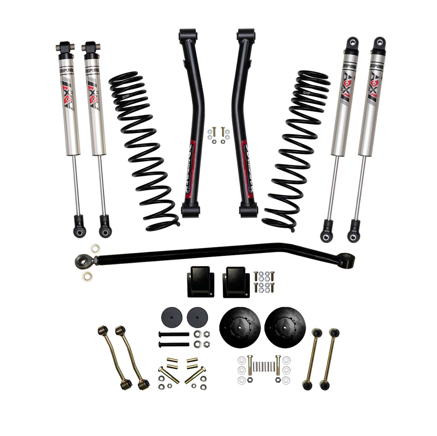 3.5 In. Suspension Lift Kit With ADX M2.0 Aluminum Monotube Shocks.