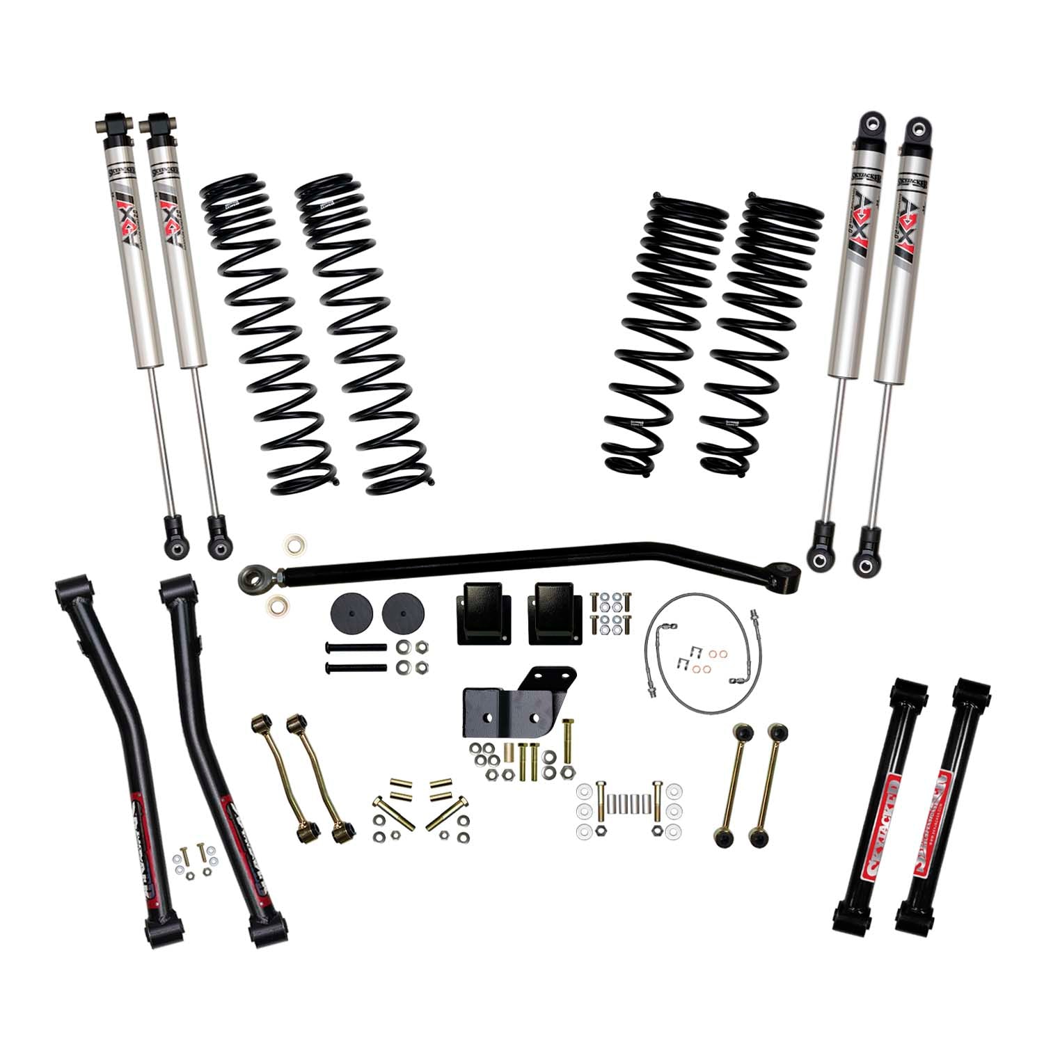 4.5 In. Suspension Lift Kit With ADX M2.0 Aluminum Monotube Shocks.