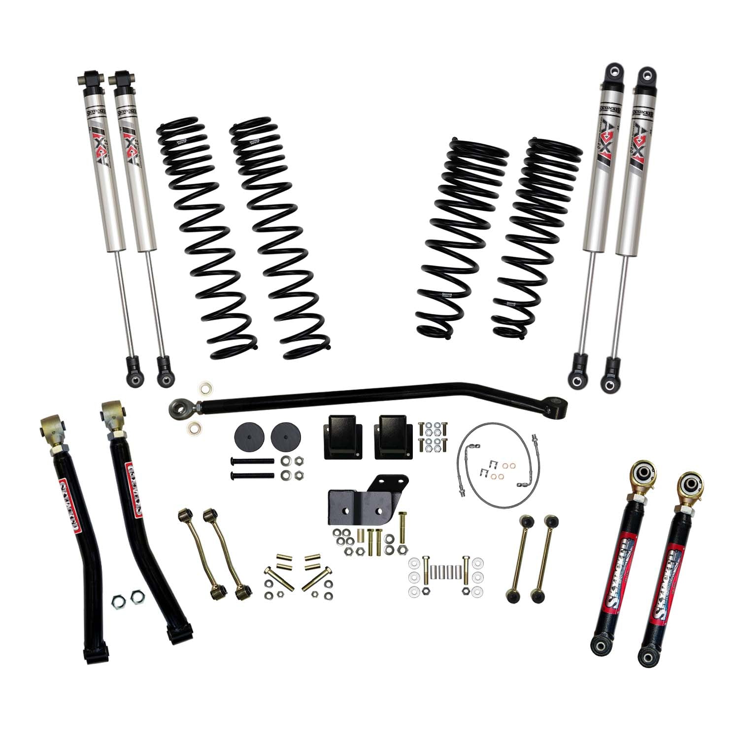 5.5 In. Suspension Lift Kit With ADX M2.0 Aluminum Monotube Shocks.