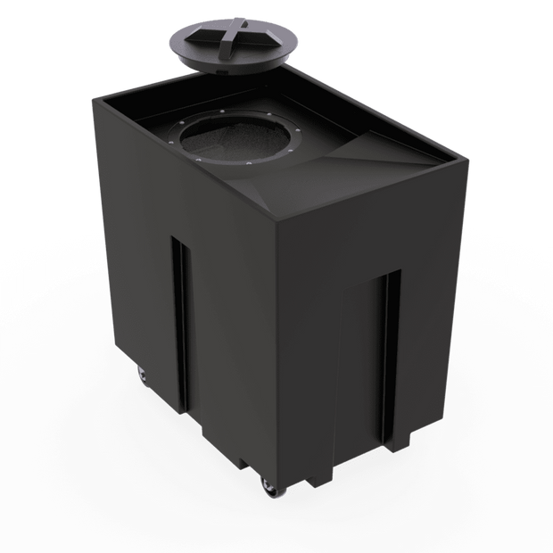 56 Gallon Oil and Grease Containment Tank, with 4 Casters - S&B