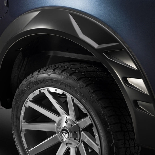 Husky Liners 2802972 DRT Matte Black Fender Flare Set For 2021-2024 Ford F-150