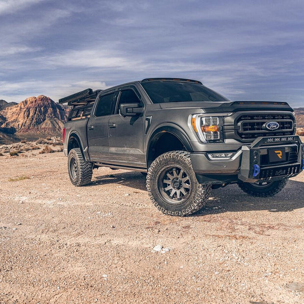 Husky Liners 2802968 RVL Smooth Finish Fender Flare Set For 21-23 Ford F-150