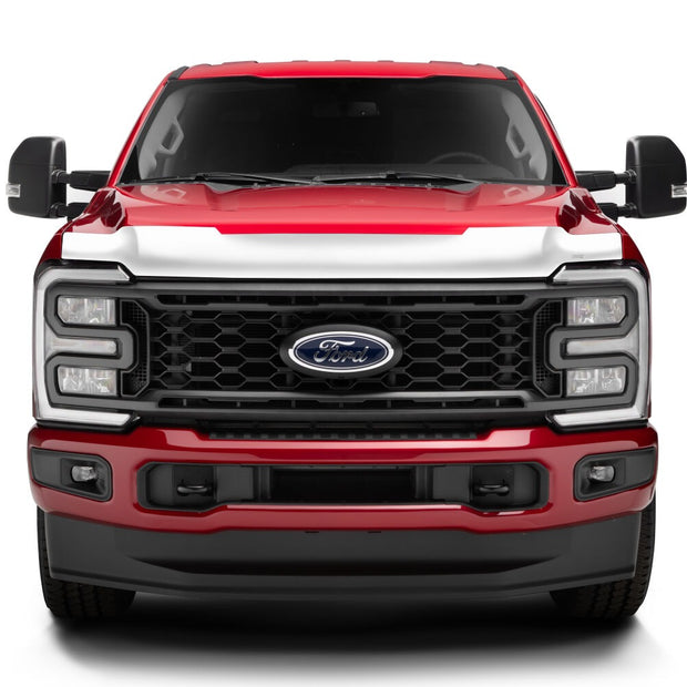 Husky Liners 2892235 Aeroskin Hood Protector Chrome 23-26 Ford SuperDuty