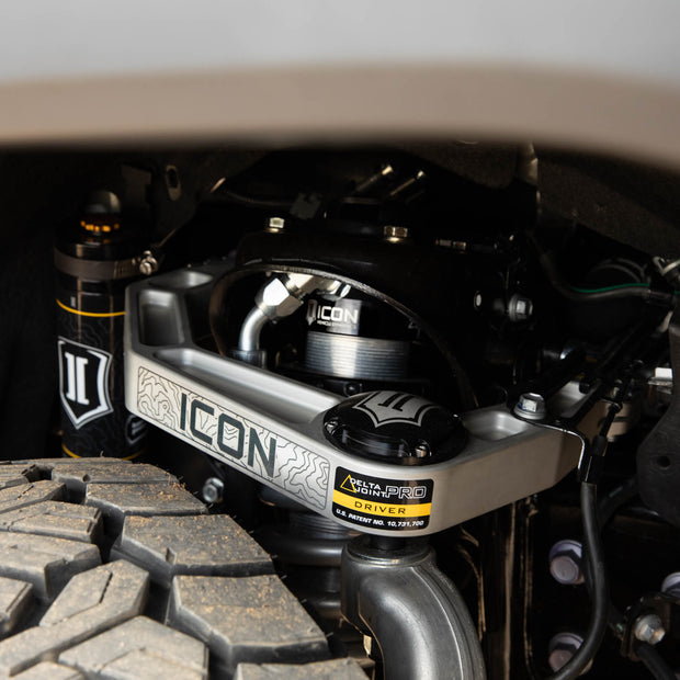 ICON 2007-2025 Toyota Tundra/2008-2021 Toyota Land Cruiser 200 Series/2008-2024 Toyota Sequoia/2024-2025 Toyota Tacoma Front Coilover Hardware Kit Pair