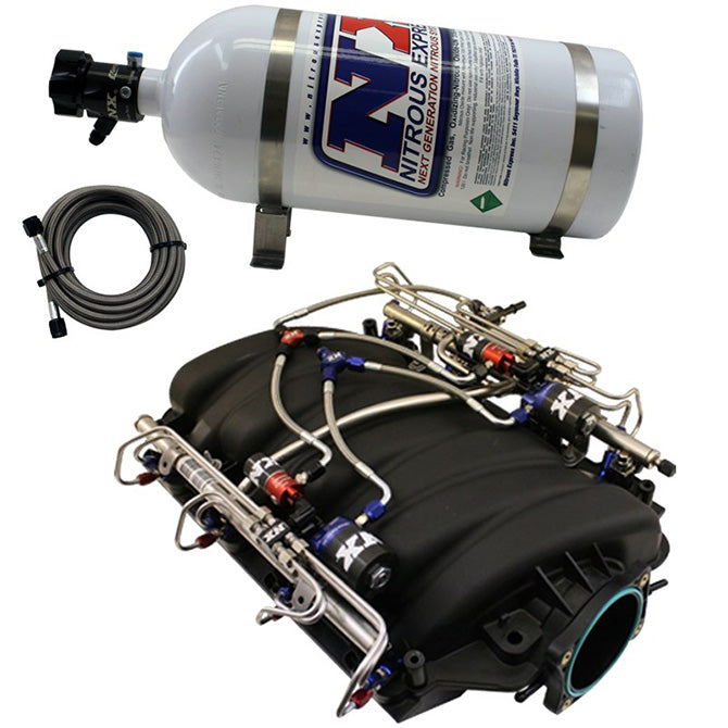 Nitrous Express - FACTORY LS3 INTAKE W/ NX PIRANHA DIRECT PORT - INTAKE012