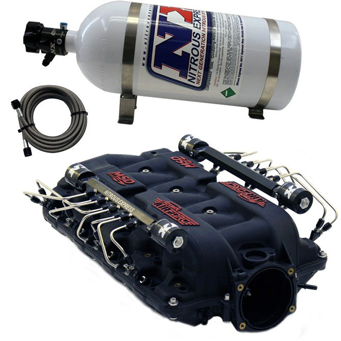 Nitrous Express - MSD AIRFORCE MANIFOLD FOR LS7 HEADS W/ SHARK DIRECT PORT - INTAKE025