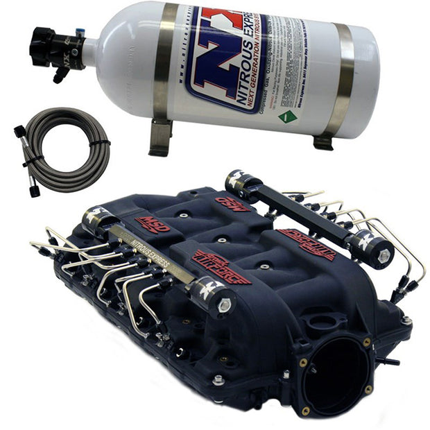 Nitrous Express - MSD AIRFORCE MANIFOLD FOR LS7 HEADS W/ SHARK DIRECT PORT - INTAKE025