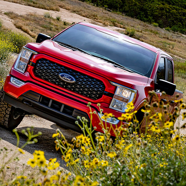 ICON 2021-2024 Ford F-150 4WD 3.5-4.5" Lift Stage 4 Suspension System Tubular CDCV W/ Leaf Packs