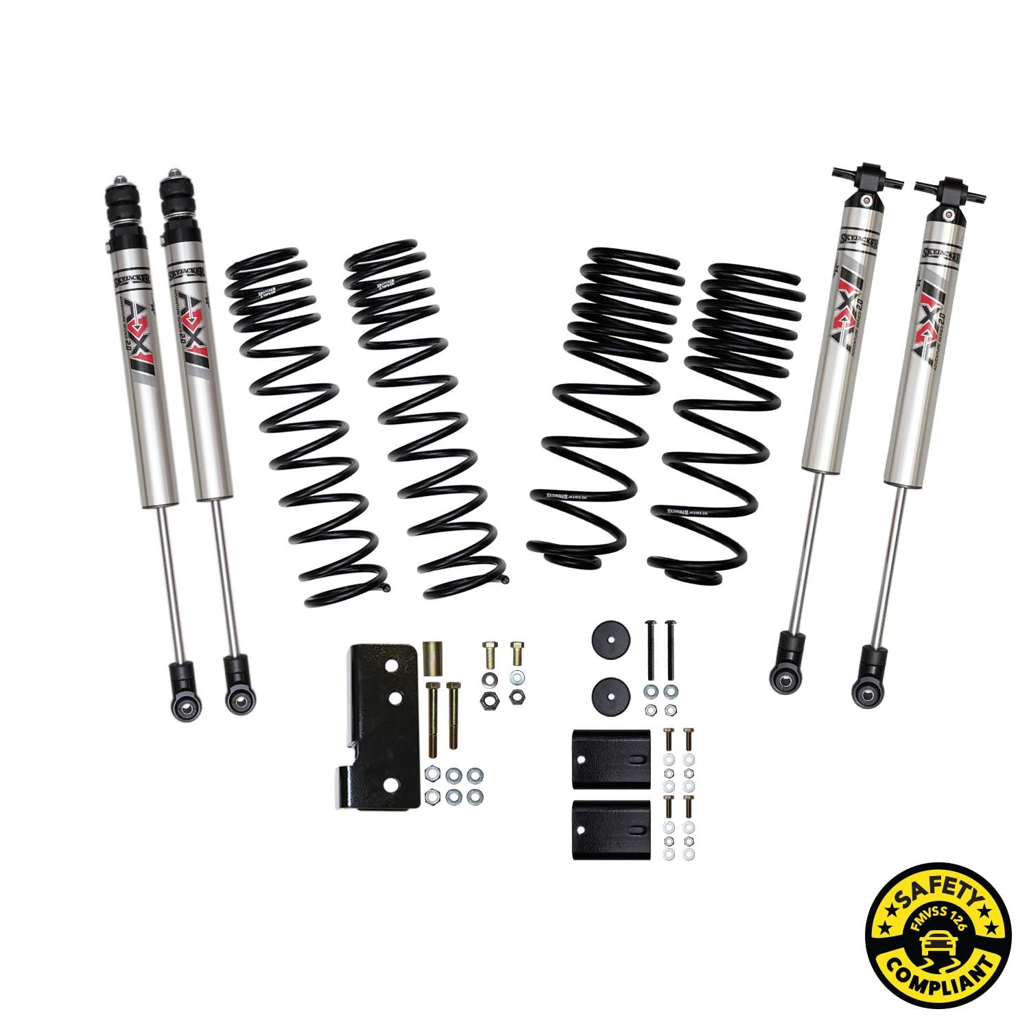 2 In. Suspension Lift Kit With ADX M2.0 Aluminum Monotube Shocks.