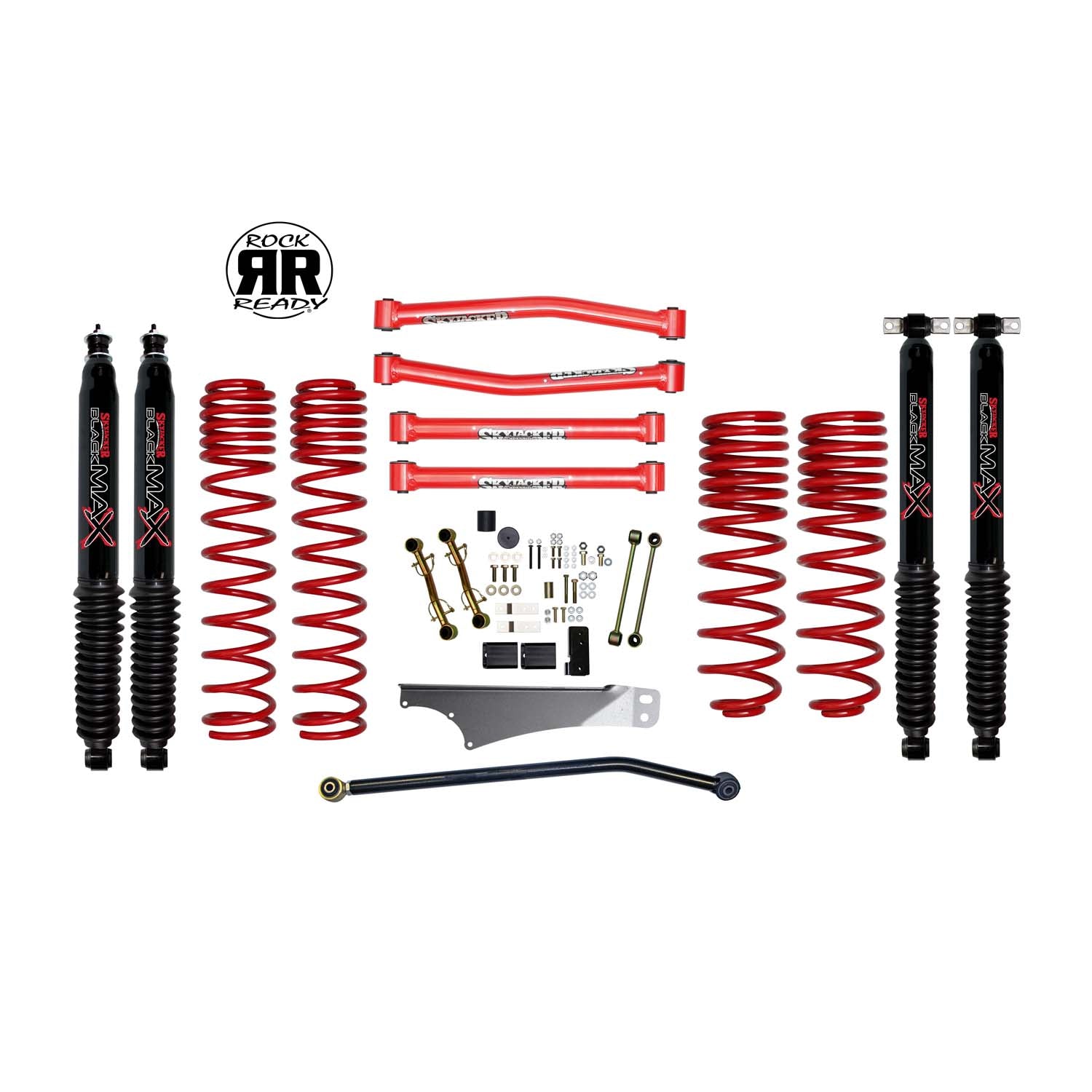 4 In. Rock Ready® Suspension Lift Kit With Black MAX Shocks.