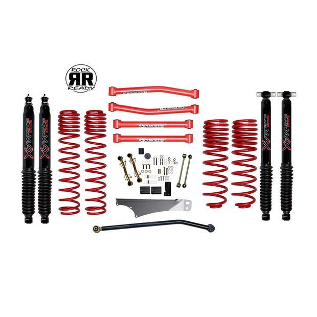 4 In. Rock Ready® Suspension Lift Kit With Black MAX Shocks.