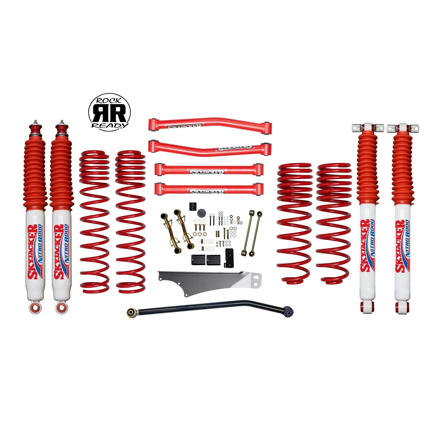4 In. Rock Ready® Suspension Lift Kit With Nitro 8000 Shocks.