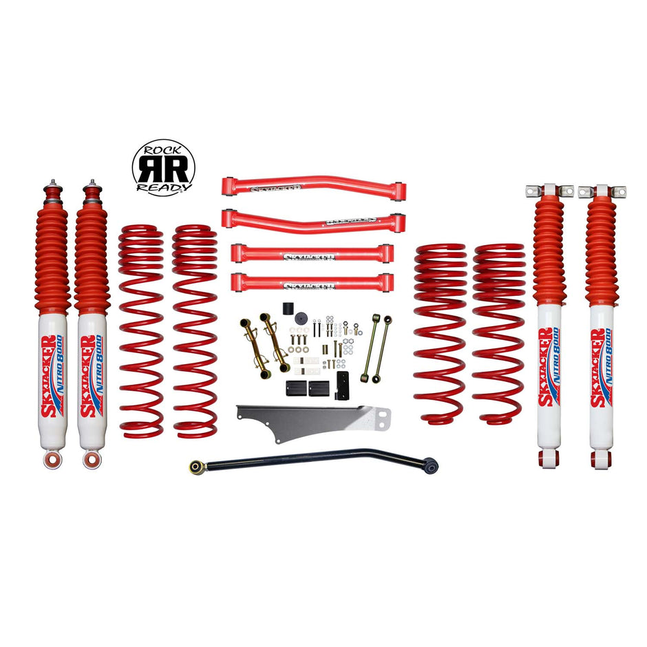 4 In. Rock Ready® Suspension Lift Kit With Nitro 8000 Shocks.