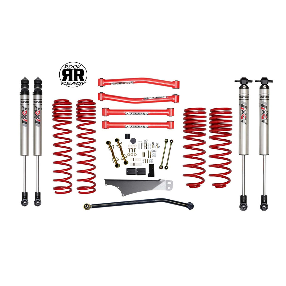 4 In. Rock Ready® Lift Kit With ADX M2.0 Aluminum Monotube Shocks.