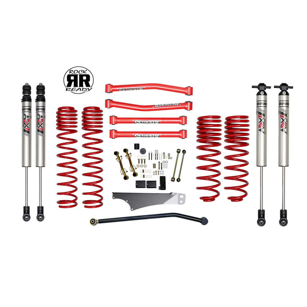 4 In. Rock Ready® Lift Kit With ADX M2.0 Aluminum Monotube Shocks.