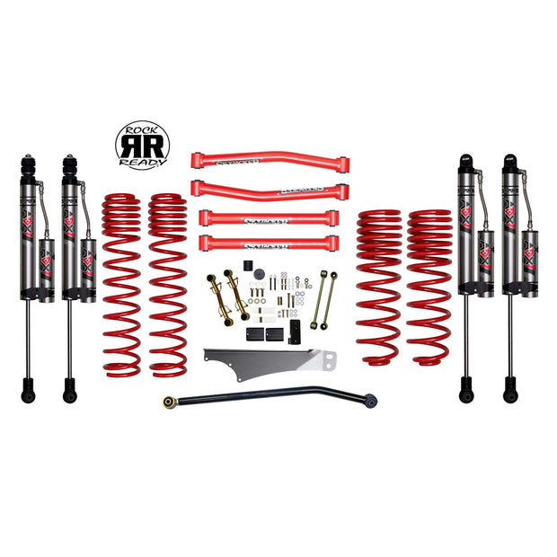 4 In. Rock Ready® Lift Kit With ADX 2.0 Remote Reservoir Monotube Shocks.