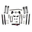 Skyjacker - 4 Inch Dual Rate Long Travel Long Arm Suspension Lift Kit/Black MAX Shocks - JK40LKLT-SX-B