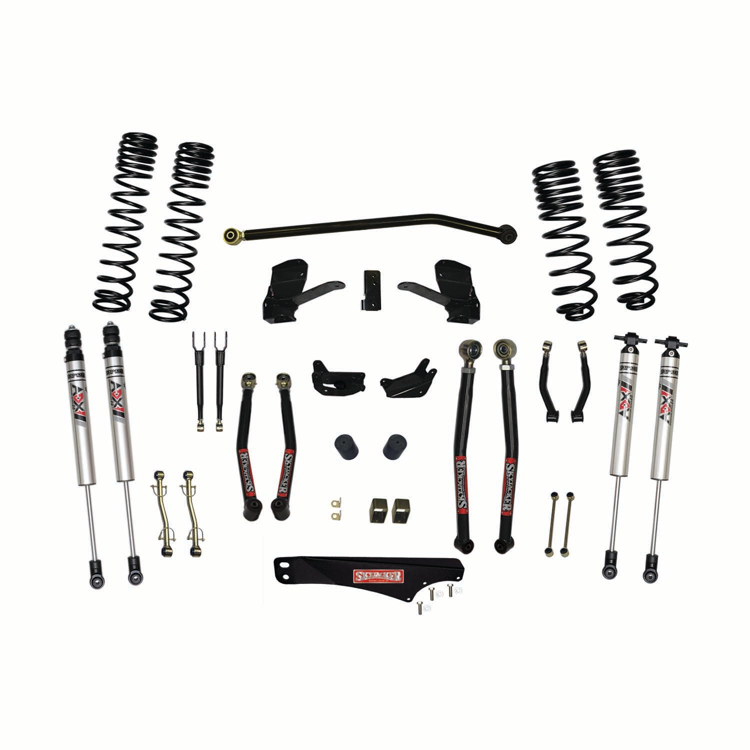 4 In. Long Arm Suspension Lift Kit With ADX M2.0 Aluminum Monotube Shocks.