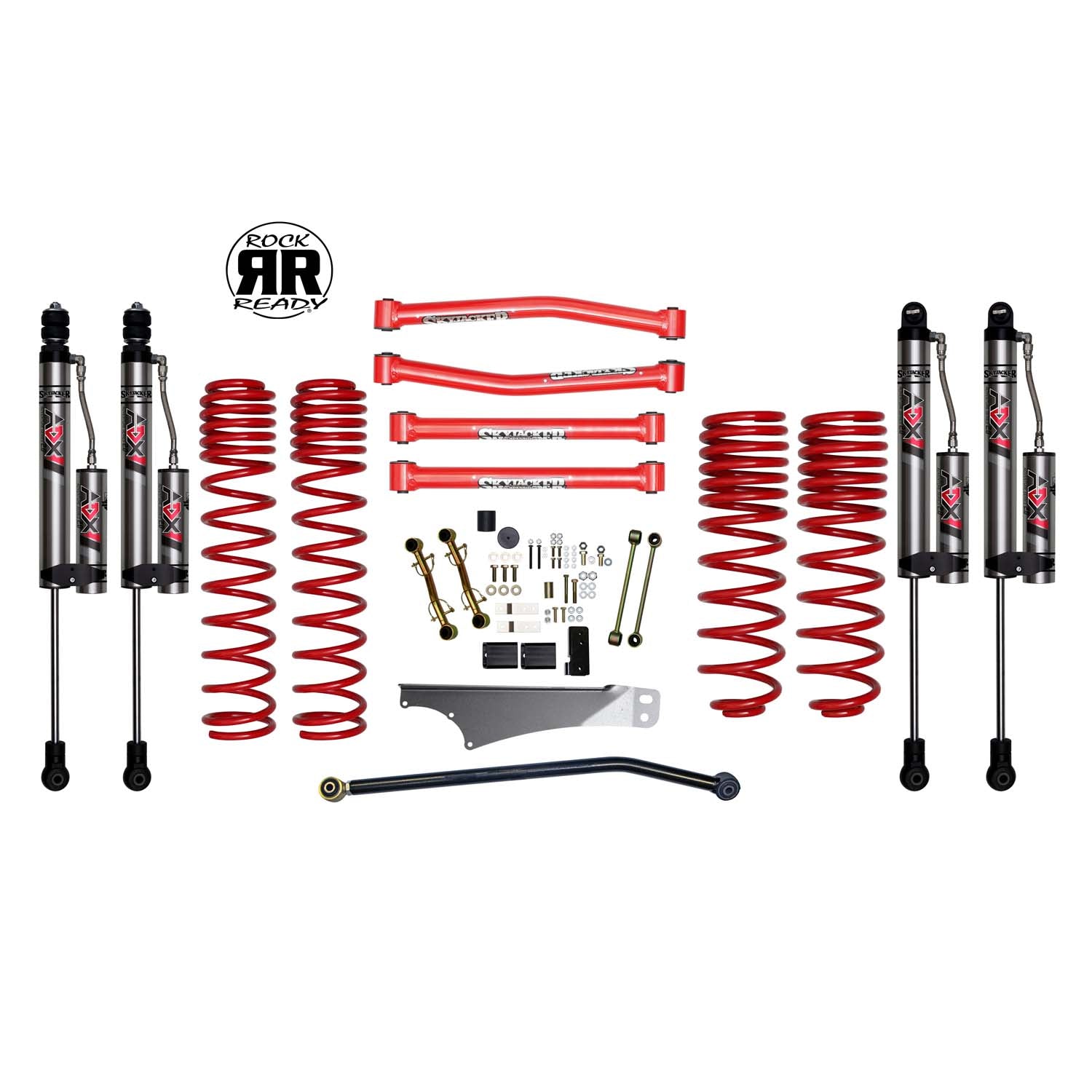 5 In. Rock Ready® Lift Kit With ADX 2.0 Remote Reservoir Monotube Shocks.