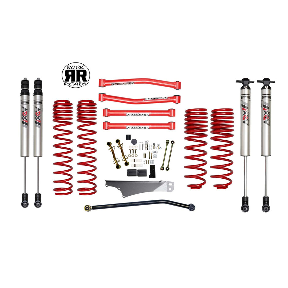 5 In. Rock Ready® Lift Kit With ADX M2.0 Aluminum Monotube Shocks.