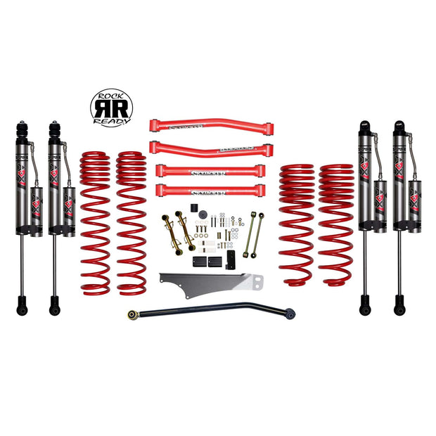 5 In. Rock Ready® Lift Kit With ADX 2.0 Remote Reservoir Monotube Shocks.