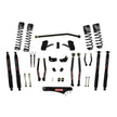 Skyjacker - 5 Inch Dual Rate Long Travel Long Arm Suspension Lift Kit/Black MAX Shocks - JK50LKLT-SX-B