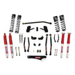 Skyjacker - 5 Inch Dual Rate Long Travel Long Arm Suspension Lift Kit/Hydro 7000 Shocks - JK50LKLT-SX-H