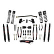 Skyjacker - 7 Inch Dual Rate Long Travel Long Arm Suspension Lift Kit/Black MAX Shocks - JK70LKLT-SX-B