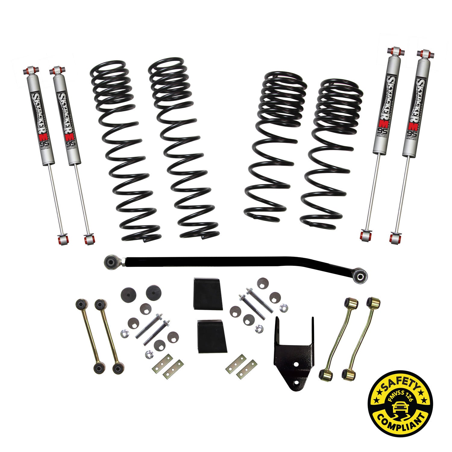Skyjacker - Jeep Wrangler JL 2-Door 4WD 3.5 In. Dual Rate-Long Travel Lift Kit System With M - JL35BPMLT