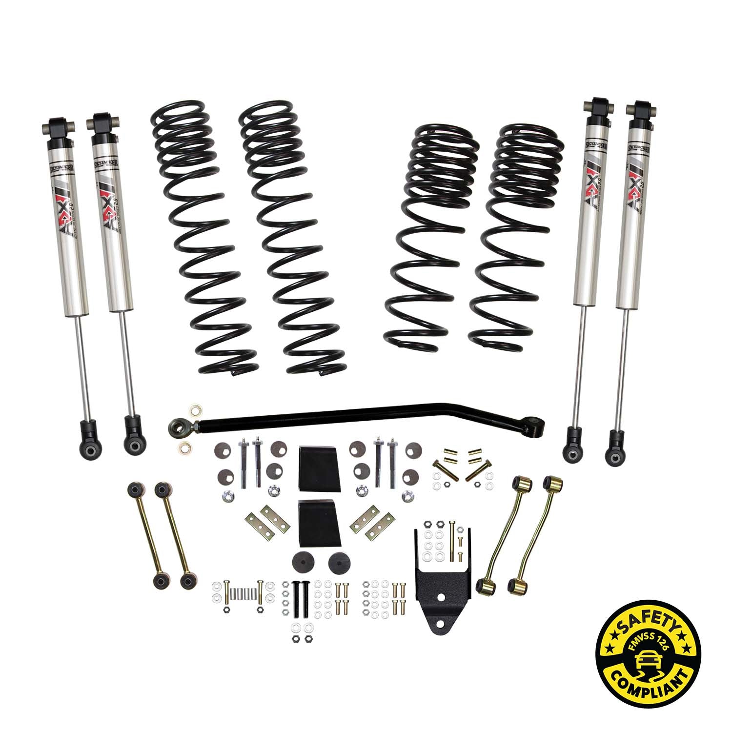 3.5 In. Suspension Lift Kit With ADX M2.0 Aluminum Monotube Shocks.